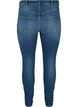Amy jeans med hög midja och push up-effekt, Blue denim, Packshot image number 1