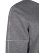 Sweatshirt med kontrastsömmar, Medium Grey Mél, Packshot image number 3
