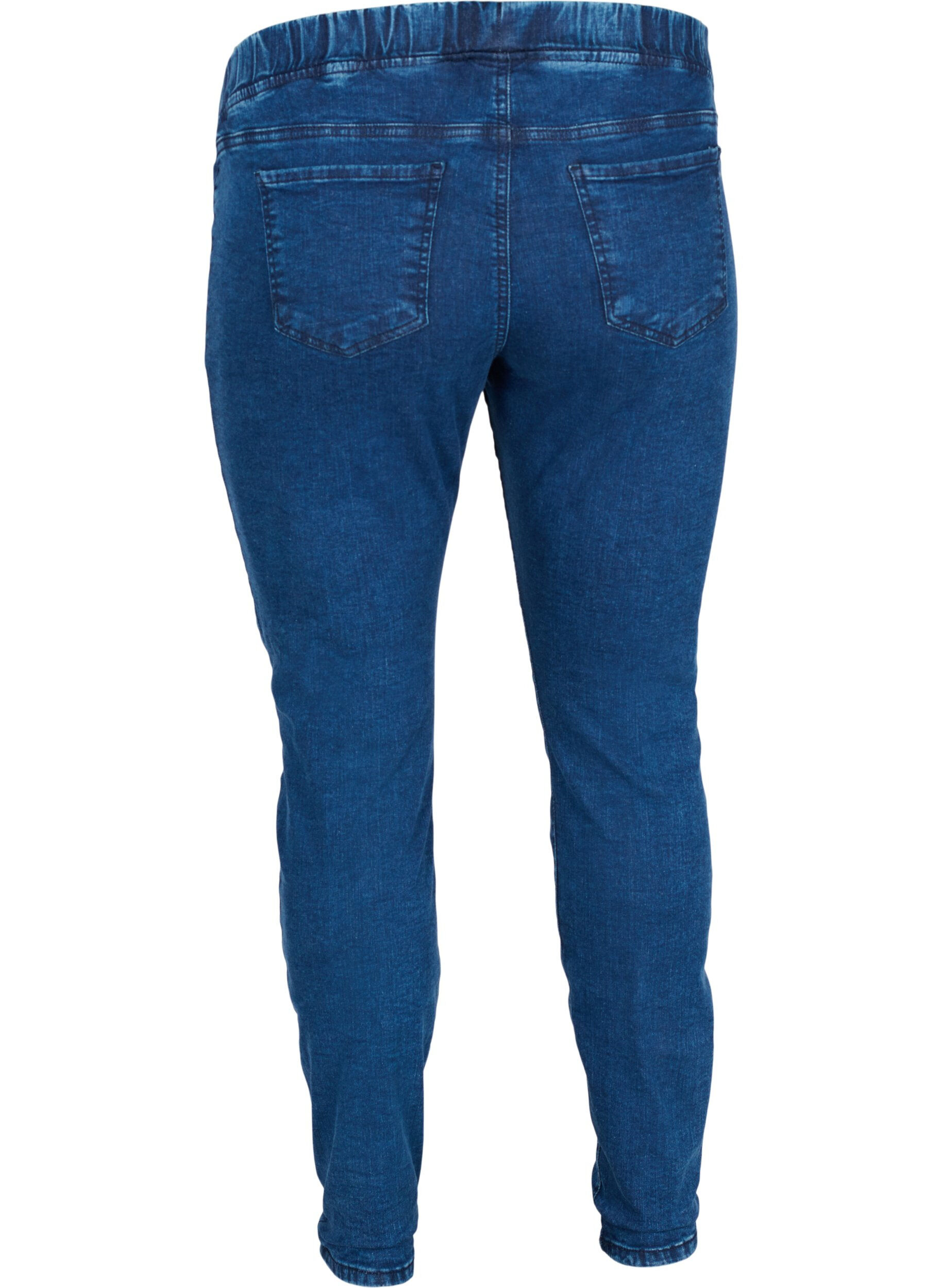 Zizzi Gravidjeggings med bakfickor, Dark blue, Packshot image number 1