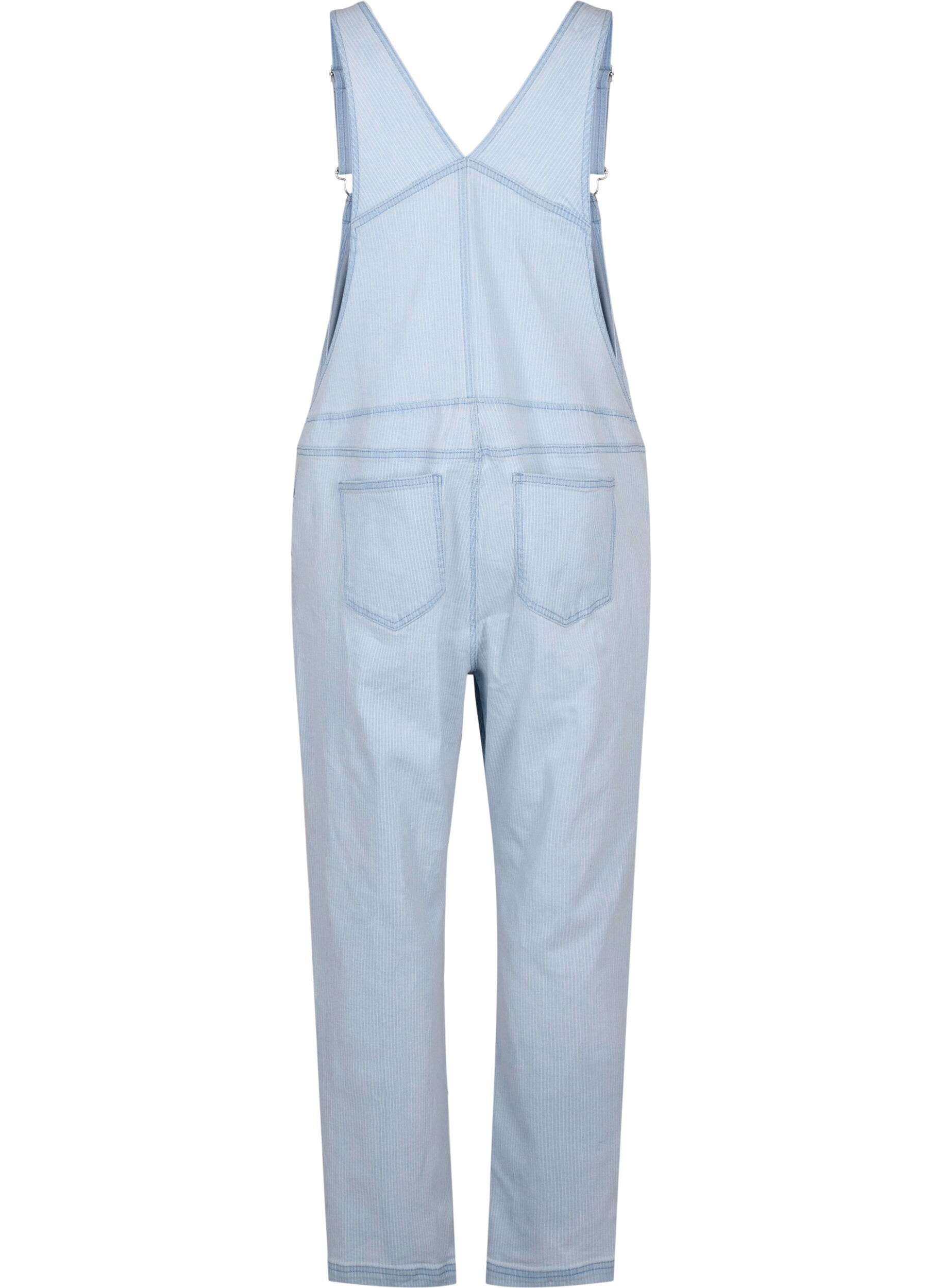 ZizziRandiga denim h&auml;ngselbyxor?, Bl&aring;, Packshot image number 1