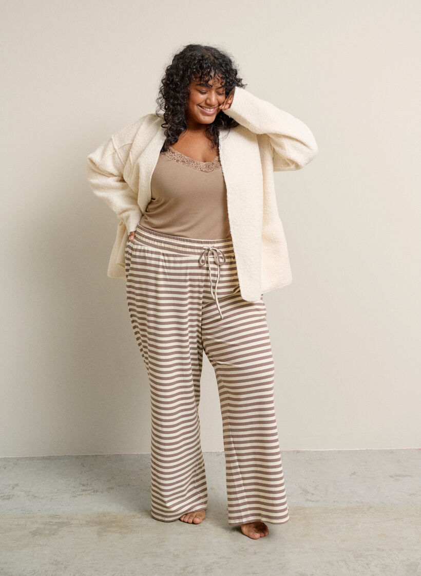 Lös kofta med fickor, Vanilla, Image image number 0