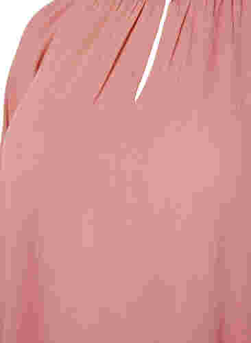 Viskostunika med 3/4-ärmar, Old Rose, Packshot image number 2