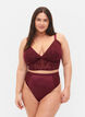 G-string med normalhög midja, Bordeaux Ass, Model image number 0