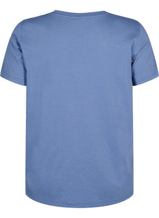 T-shirt i bomull med rund halsringning och tryck, Moonlight W.Heart L., Packshot image number 1
