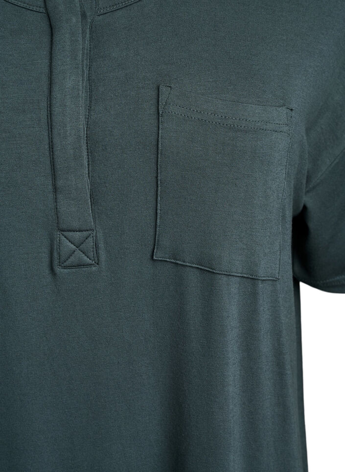 Kortärmad nattlinne i viskos, Urban Chic, Packshot image number 2