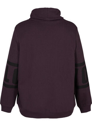 Sweatshirt med hög hals, Blackberry Wine, Packshot image number 1