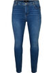 Amy-jeans med superslimmad passform och hög midja, Blue denim, Packshot image number 0