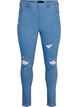 Rippade jeggings, Light Blue, Packshot image number 0