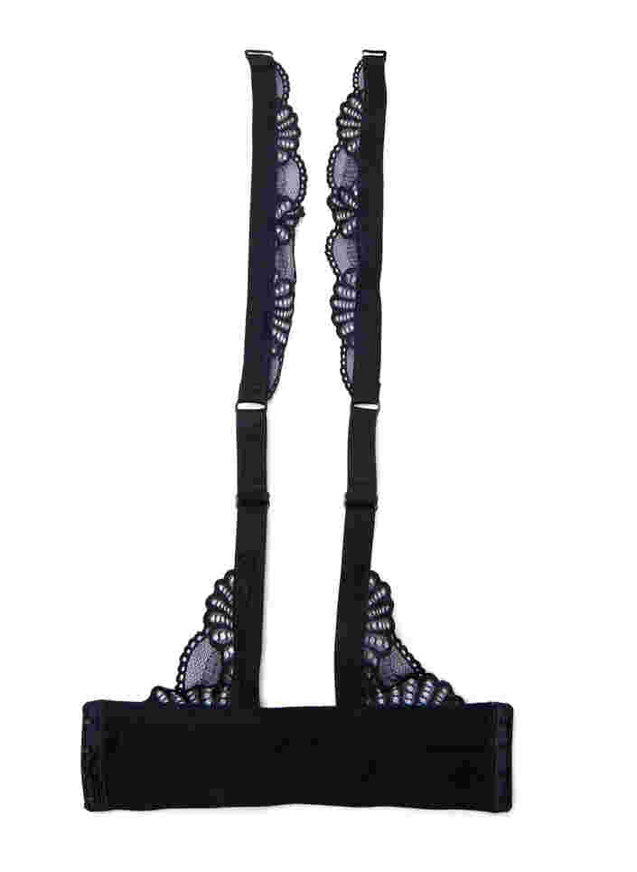 Bh ryggdel med spets, Black Lace 1, Packshot image number 0