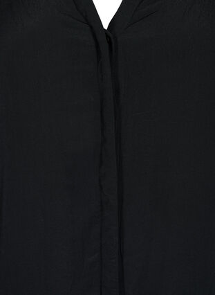 Viskostunika med pärlor, Black, Packshot image number 2