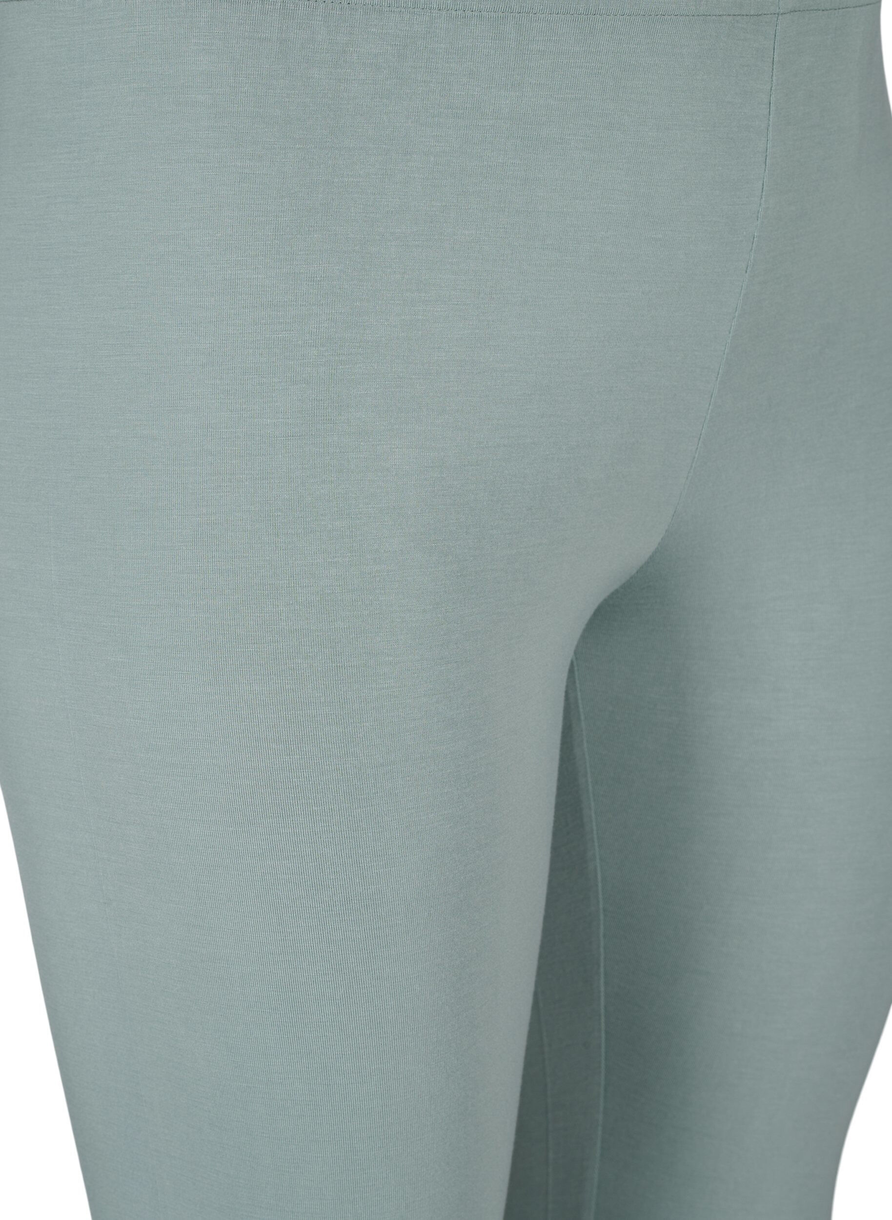 Zizzi 3/4 bas-leggings, Gr&ouml;n, Packshot image number 2