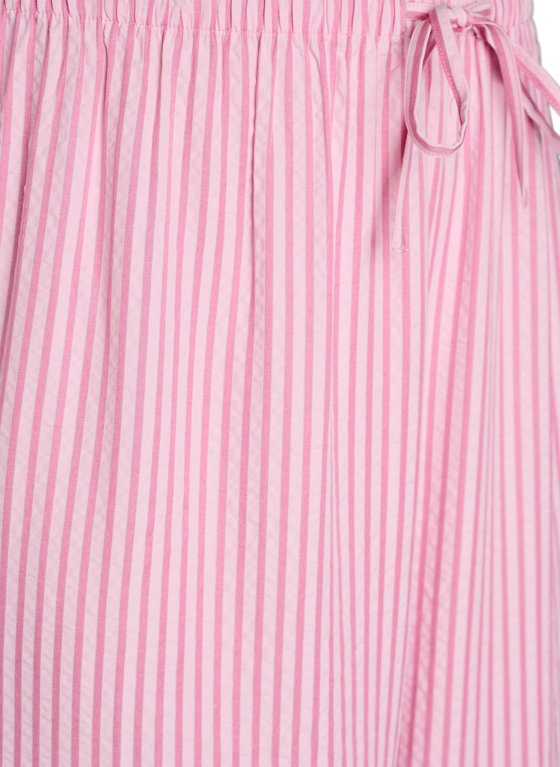Zizzi L&ouml;sa pyjamasbyxor i seersucker med h&ouml;g midja, Rosa, Packshot image number 2