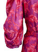 Blommig kl&auml;nning med puff&auml;rmar och knytsk&auml;rp, Rosa, Packshot image number 3