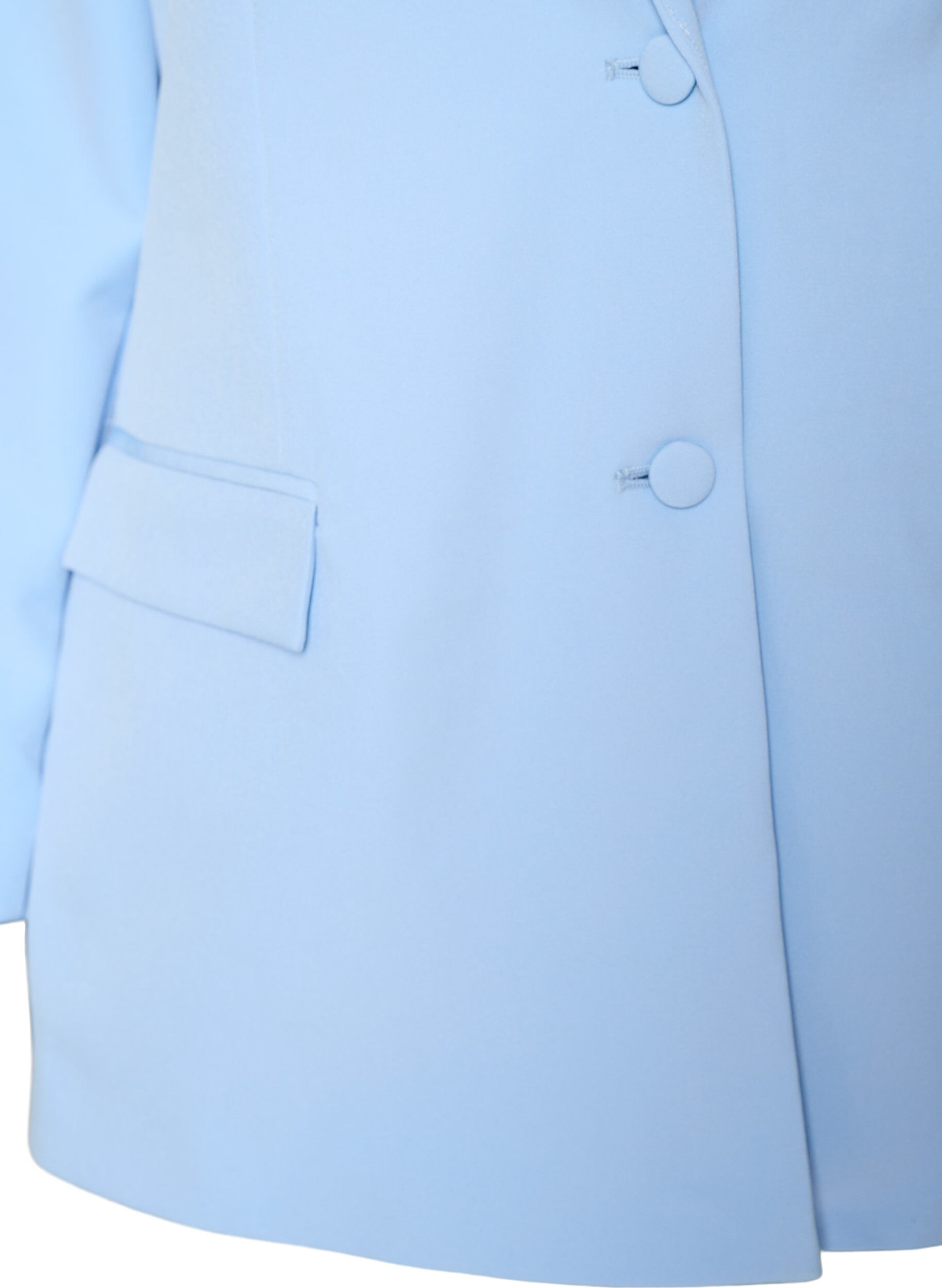 ZizziKlassisk blazer med kn&auml;ppning, Bl&aring;, Packshot image number 2