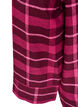 Rutig pyjamasskjorta i bomull med l&aring;nga &auml;rmar, R&ouml;d, Packshot image number 3