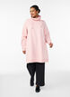 Kort sweatshirtkl&auml;nning med h&ouml;g krage och fickor, Rosa, Model image number 1