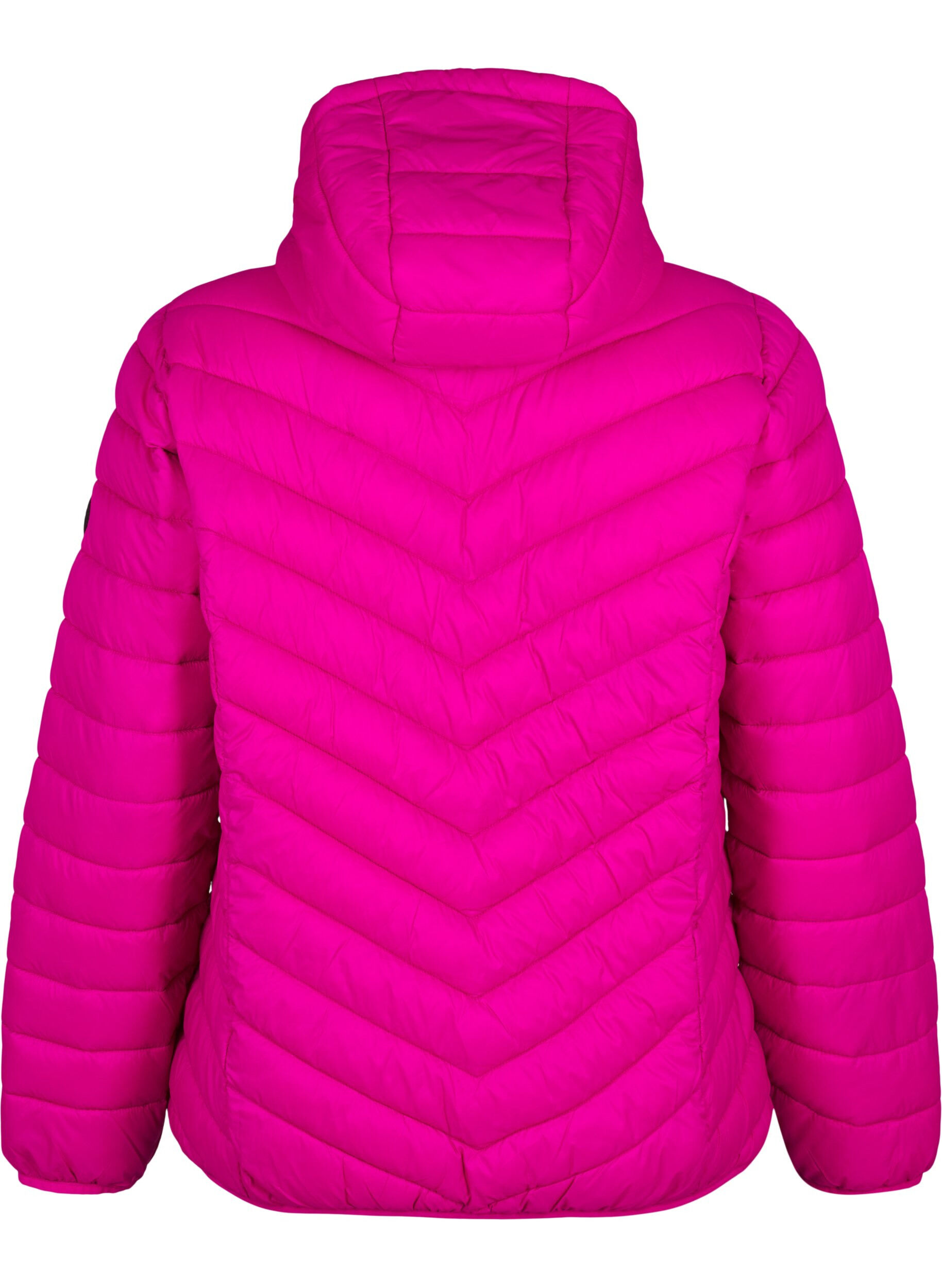 ZizziL&auml;ttviktsjacka med huva, Rosa, Packshot image number 1
