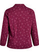 Pyjamasskjorta i bomull med br&ouml;stficka, R&ouml;d, Packshot image number 1