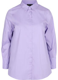 Långärmad skjorta med hög manschett, Lavender