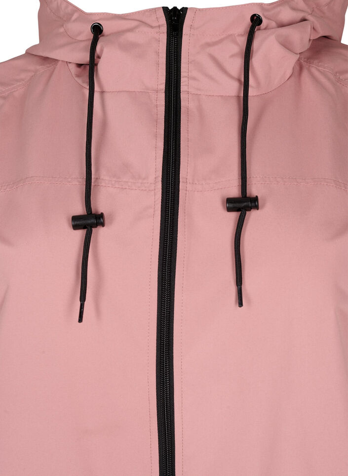 FLASH - Vattenavvisande parka med huva, Ash Rose, Packshot image number 2