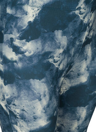 Långa leggings med mönster, Blue Cloud AOP, Packshot image number 2