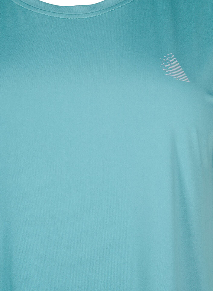 Enfärgad tränings t-shirt, Grön, Packshot image number 2