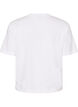 Boxig t-shirt i bomull, Vit, Packshot image number 1