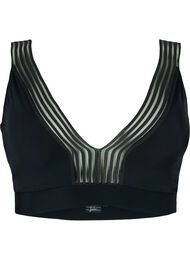 Bikinitopp med mesh, Black