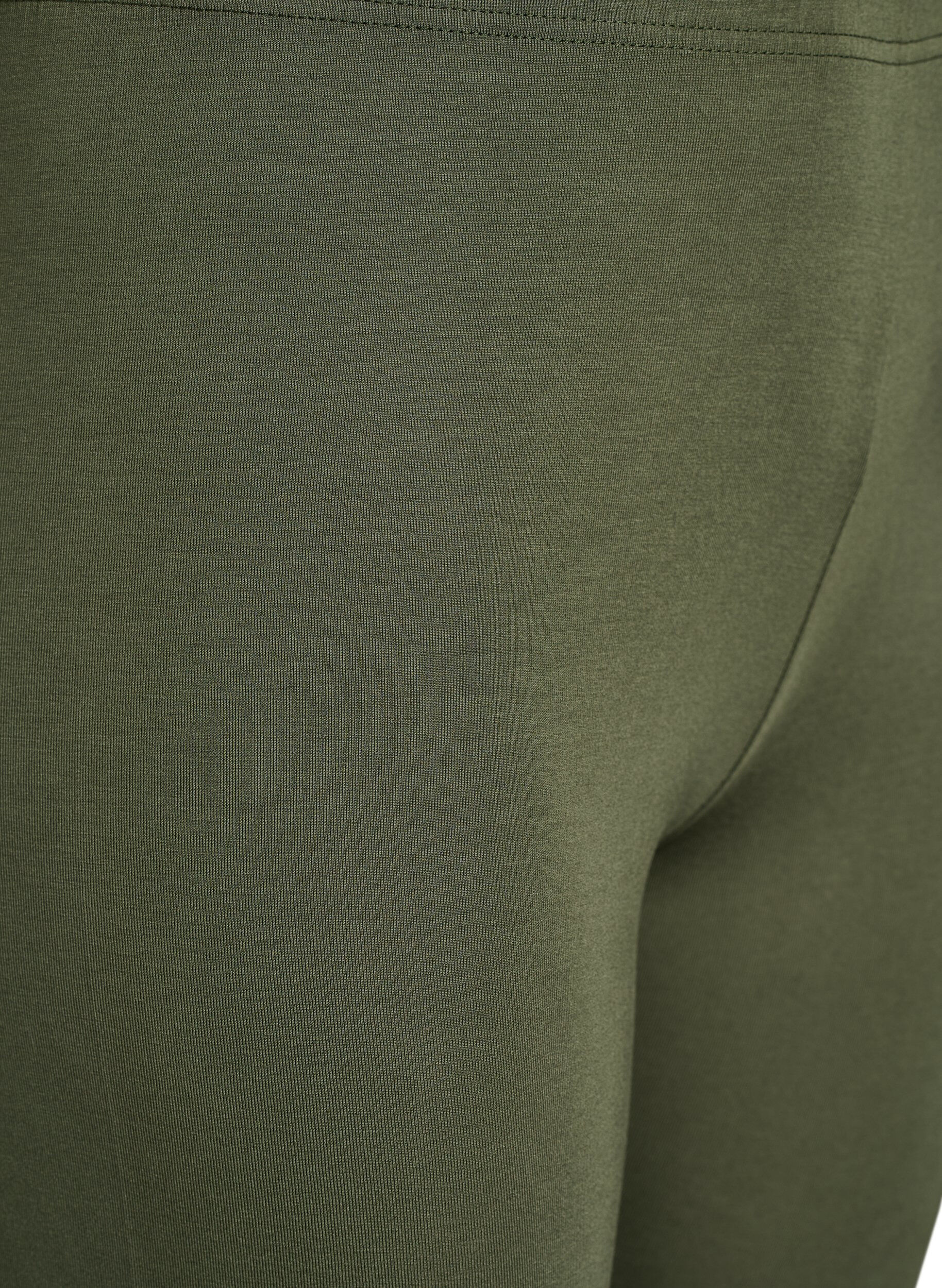 Zizzi3/4 bas-leggings, Gr&ouml;n, Packshot image number 2