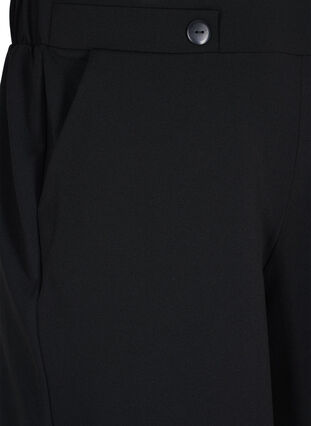Shorts med fickor och lös passform, Black, Packshot image number 2