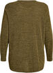 L&aring;ng&auml;rmad blus med textur, Gr&ouml;n, Packshot image number 1