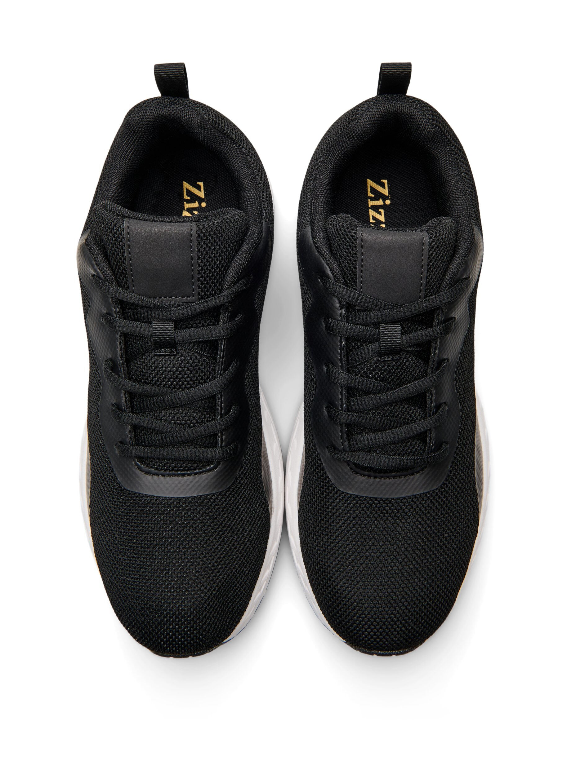 Zizzi Wide fit - Sneakers i mesh, Svart, Packshot image number 2