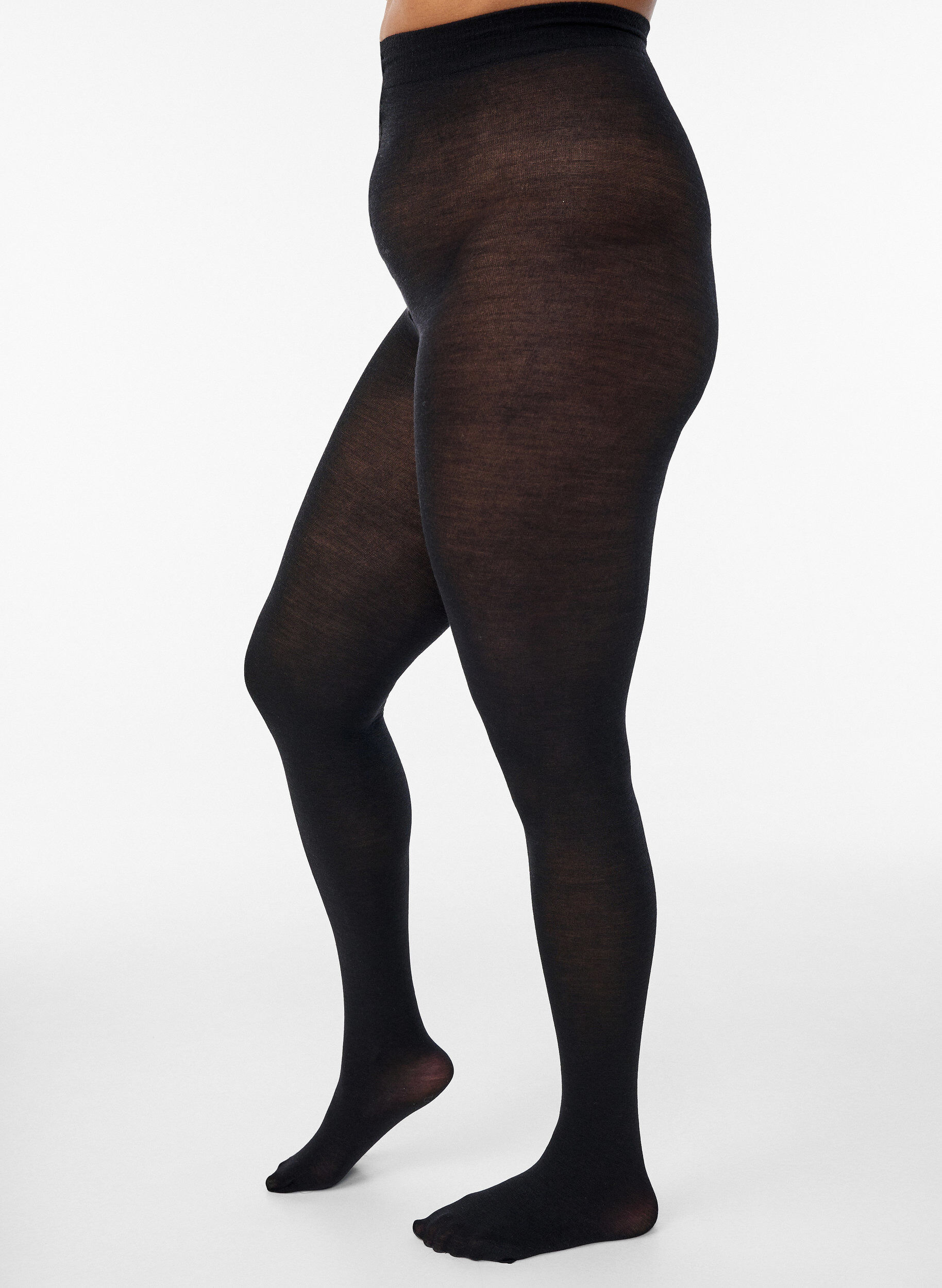 Strumpbyxor i ull, Svart, Model