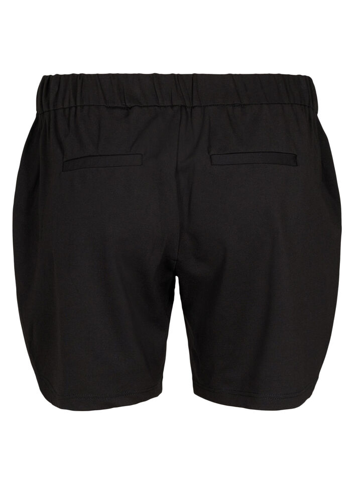 Maddison short med normal passform, Black, Packshot image number 1