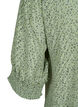 Prickig blus med halvlånga ärmar, Seagrass Dot, Packshot image number 3