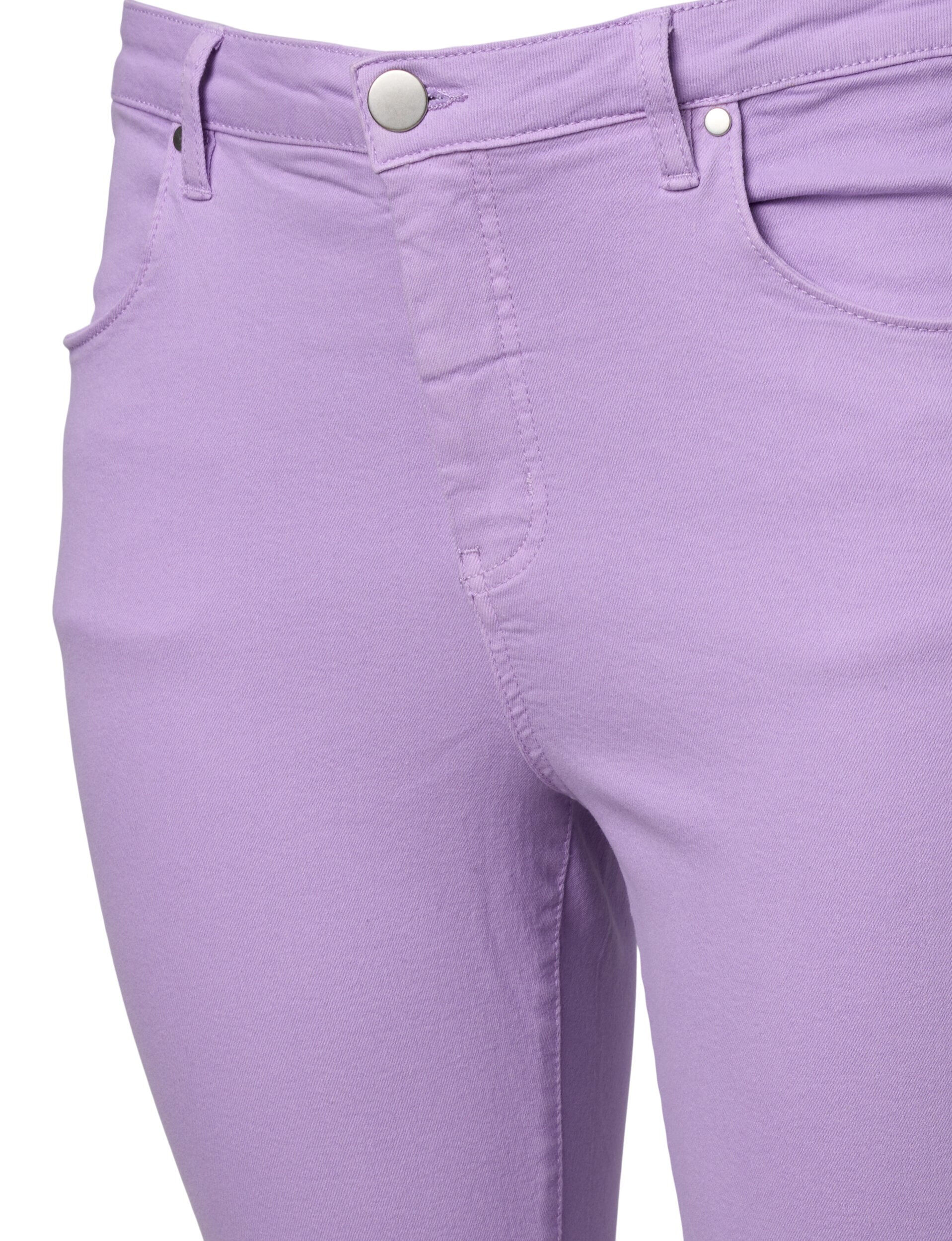 Zizzi H&ouml;gmidjade Amy jeans med super slim passform, Lavender, Packshot image number 2