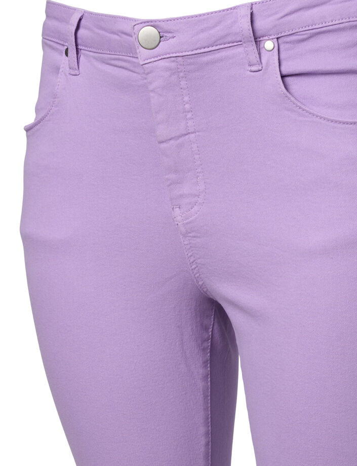 Högmidjade Amy jeans med super slim passform, Lavender, Packshot image number 2