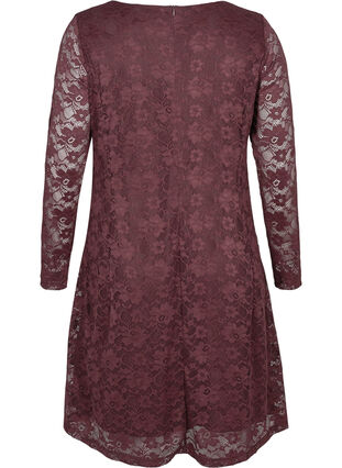 Spetsklänning, Rose Brown, Packshot image number 1