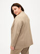 Enkel blazer med knapp, Beige, Model image number 2