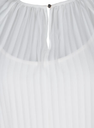 Tunika med rund halsringning och 7/8-ärmar, White, Packshot image number 2
