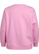 Sweatshirt med texttryck, Bubblegum, Packshot image number 1