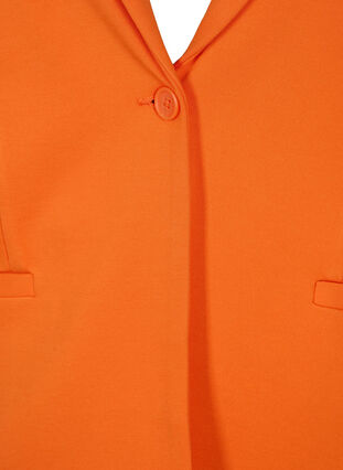 Enkel blazer med knapp, Mandarin Orange, Packshot image number 2