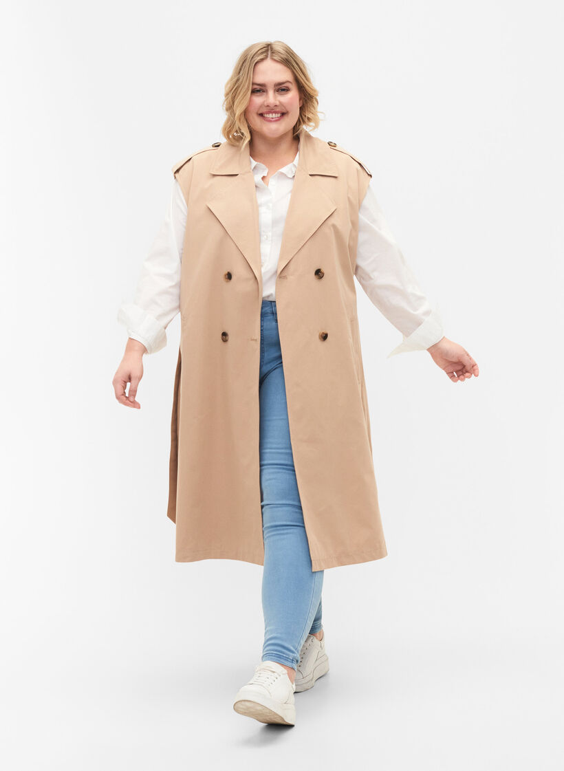 Lång väst med bälte, Nomad, Model image number 3