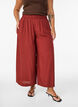 Culottes i viskos med h&ouml;g midja och vida ben, R&ouml;d, Model image number 2
