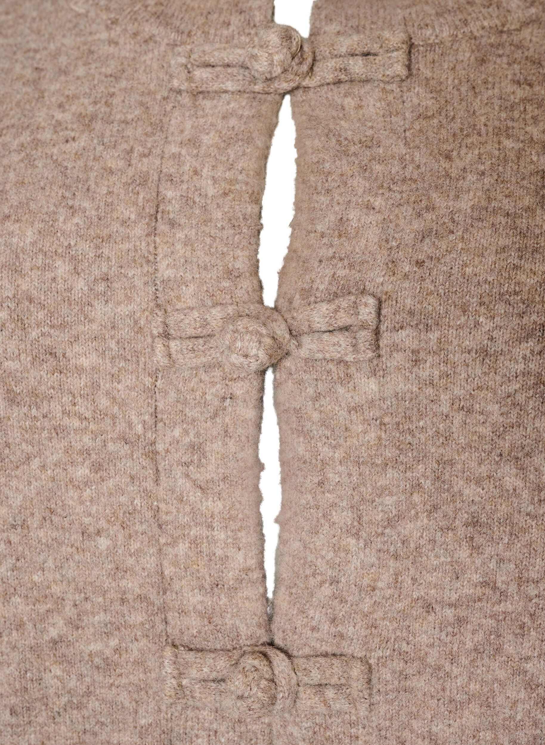 ZizziCardigan med knutkn&auml;ppning, Beige, Packshot image number 2