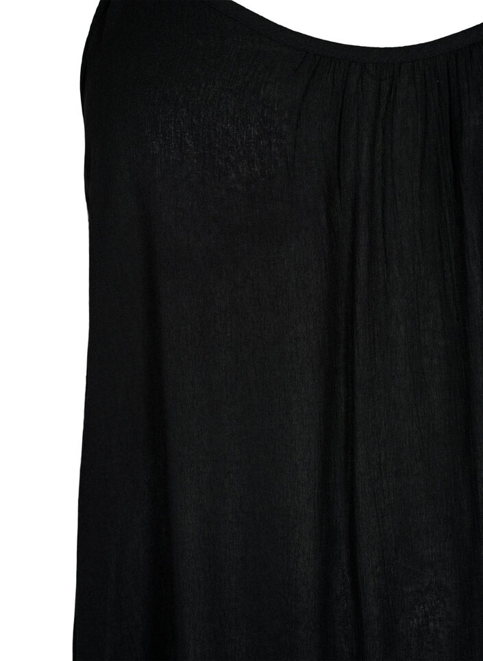 Linne i viskos, Svart, Packshot image number 2