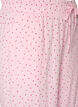 Pyjamabyxor i ekologisk bomull med h&aring;lbrodyr, Rosa, Packshot image number 2
