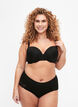3-pack hipstertrosor med spetskant, Svart, Model image number 0