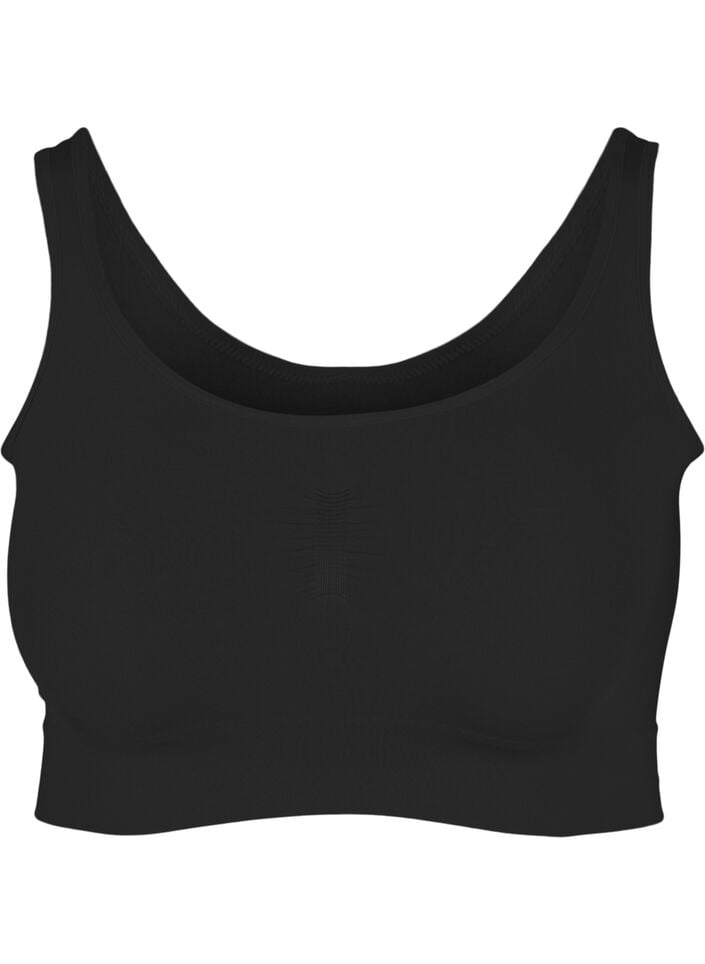 Mjuk bh utan vaddering, Svart, Packshot image number 0