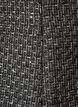Kort kjol i boucl&eacute; med paljetter, Svart, Packshot image number 3